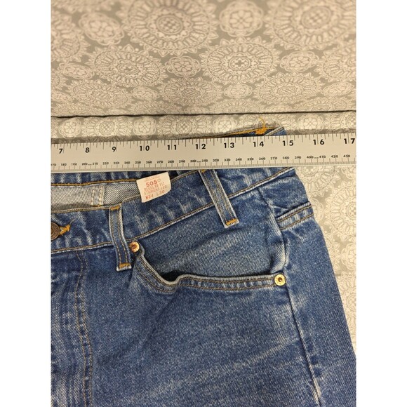 Levi's 550 Relaxed Fit Straight Leg Jeans Men's Blue Denim Pants 34x30 READ - Picture 6 of 13